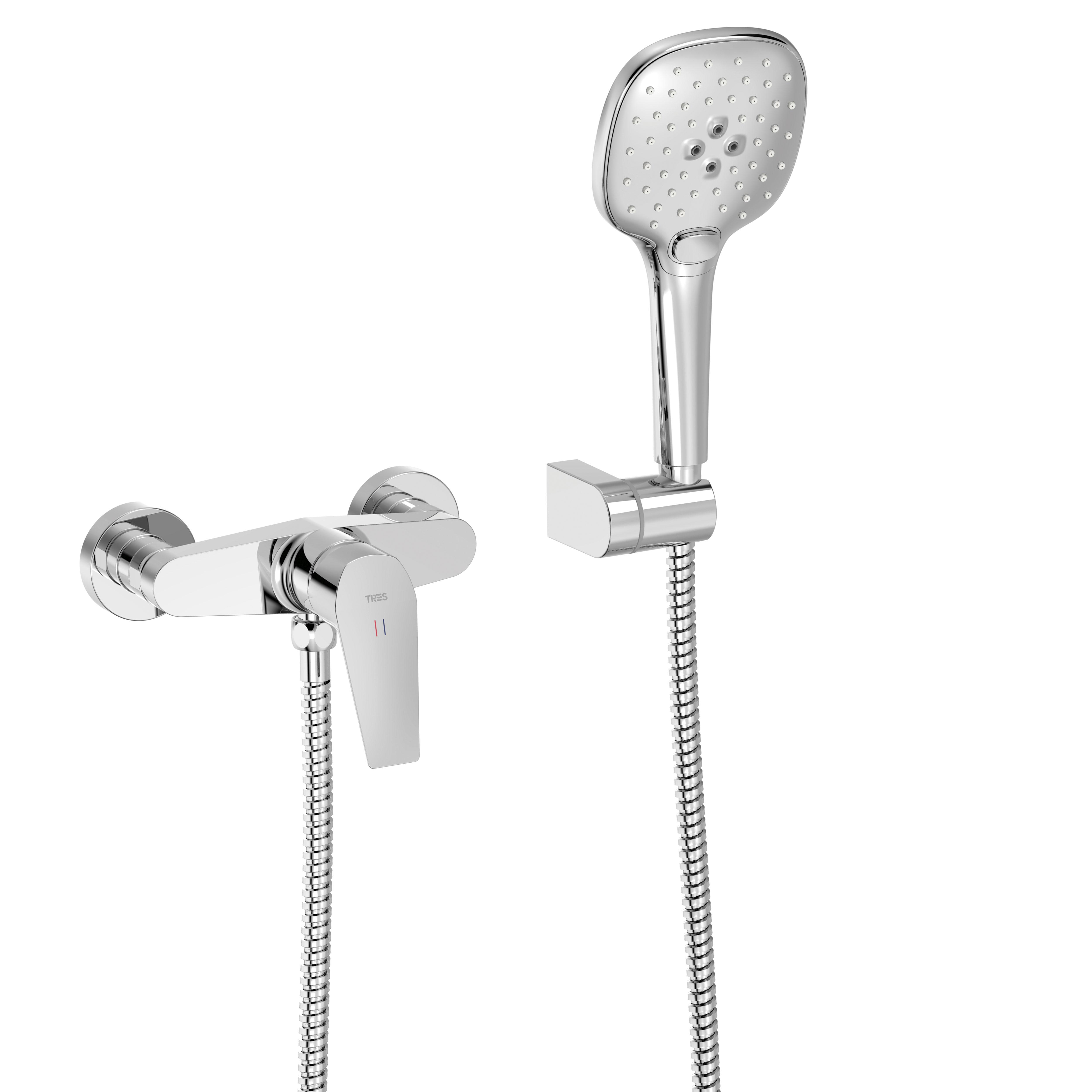 Grifo sales ducha tres