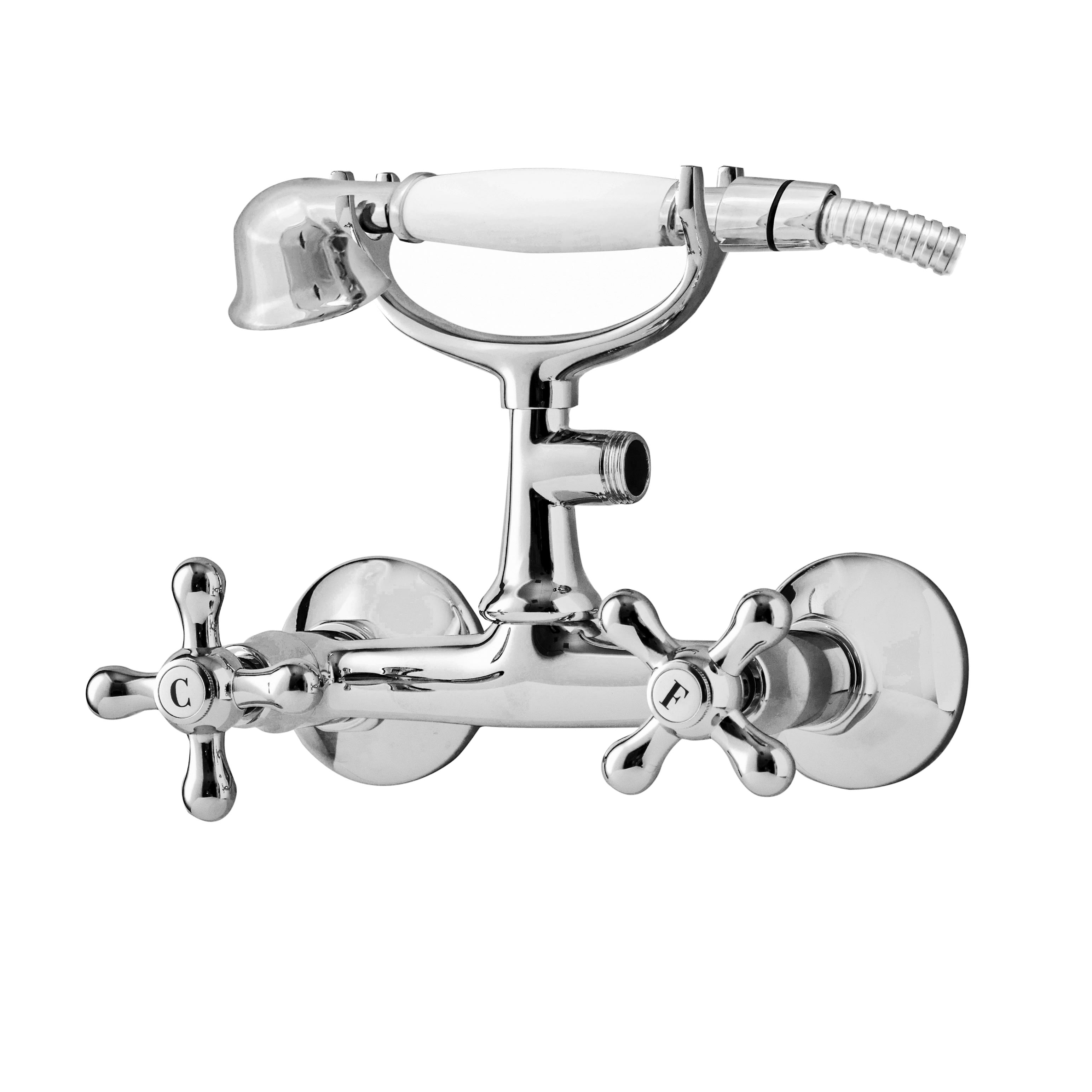 Grifo de ducha bimando de Galindo 1929 cl sico cromo