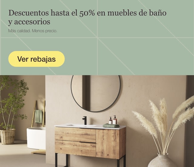 Ofertas en muebles de baño y accesorios