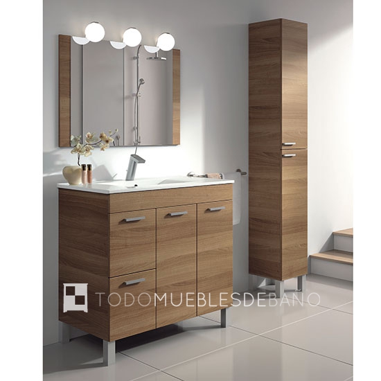 Muebles de baño de madera de varios estilos