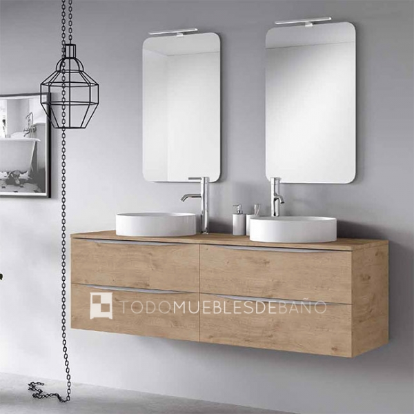 Cómo combinar el espejo y el mueble de baño - Foto 1